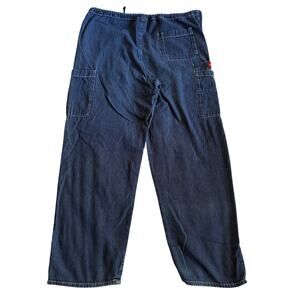 Vintage Dickies Cargo Jeans Medium Straight Drawstring Baggy Loose Grunge Y2K